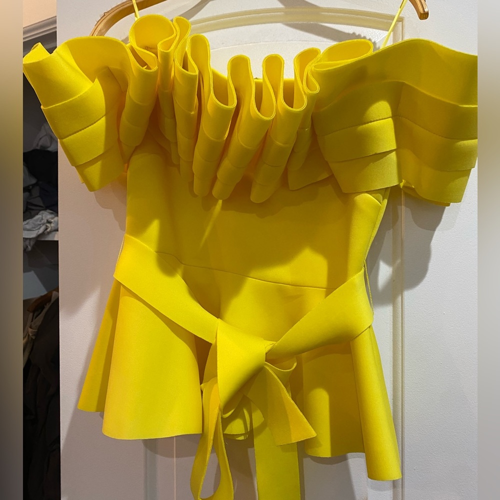 Beautiful yellow top purchased Italian boutique